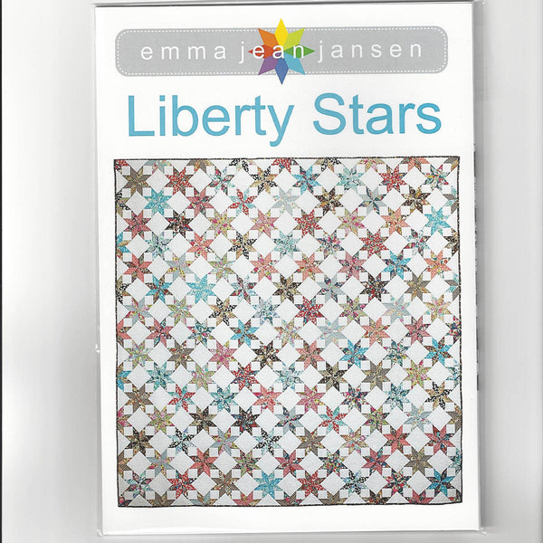 LIBERTY STARS QUILT PATTERN & TEMPLATE - by Australian Designer Emma Jean Jansen