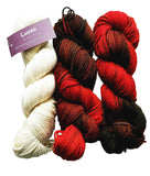 LUSSO Undyed/Natural 6ply/DK/Sport/Lt Worsted100g Skein 70% Merino, 20% Silk, 10% Cashmere