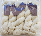 LUSSO Undyed/Natural 6ply/DK/Sport/Lt Worsted100g Skein 70% Merino, 20% Silk, 10% Cashmere