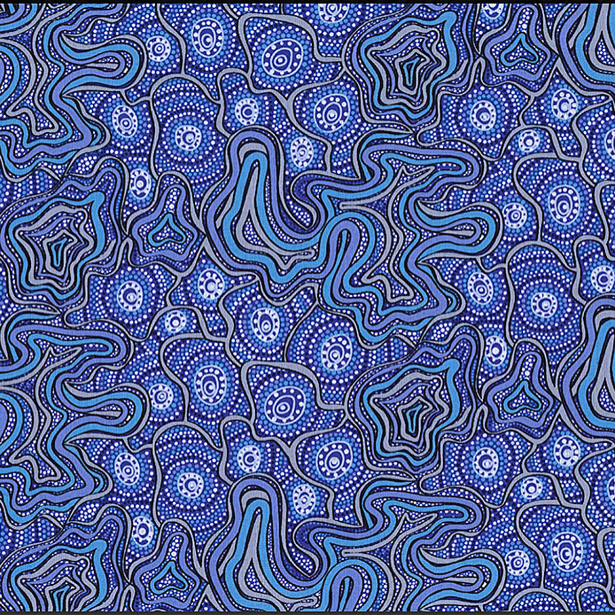 METEORS PURPLE by Australian Aboriginal Artist Heather Kennedy