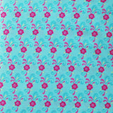 EB/FC MINI FLOWERS Aqua/Pink/Yellow - Flower Child Collection by Rosalie Quinlan