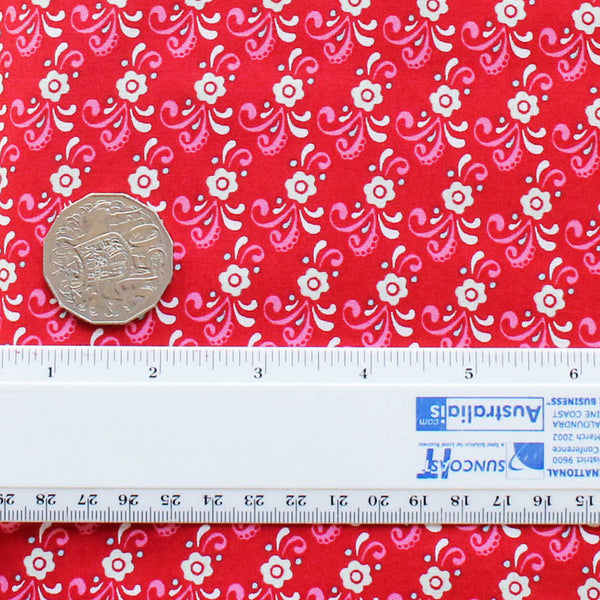 EB/FC MINI FLOWERS Red/Yellow/Pink - Flower Child Collection by Rosalie Quinlan