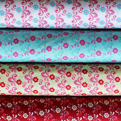 EB/FC MINI FLOWERS Red/Yellow/Pink - Flower Child Collection by Rosalie Quinlan