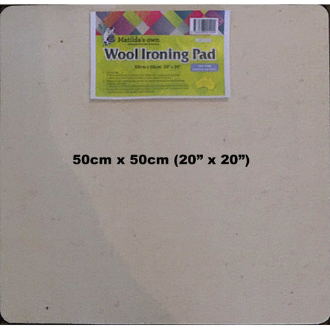 Matilda's Own WOOL IRONING PAD 50cm x 50cm (20