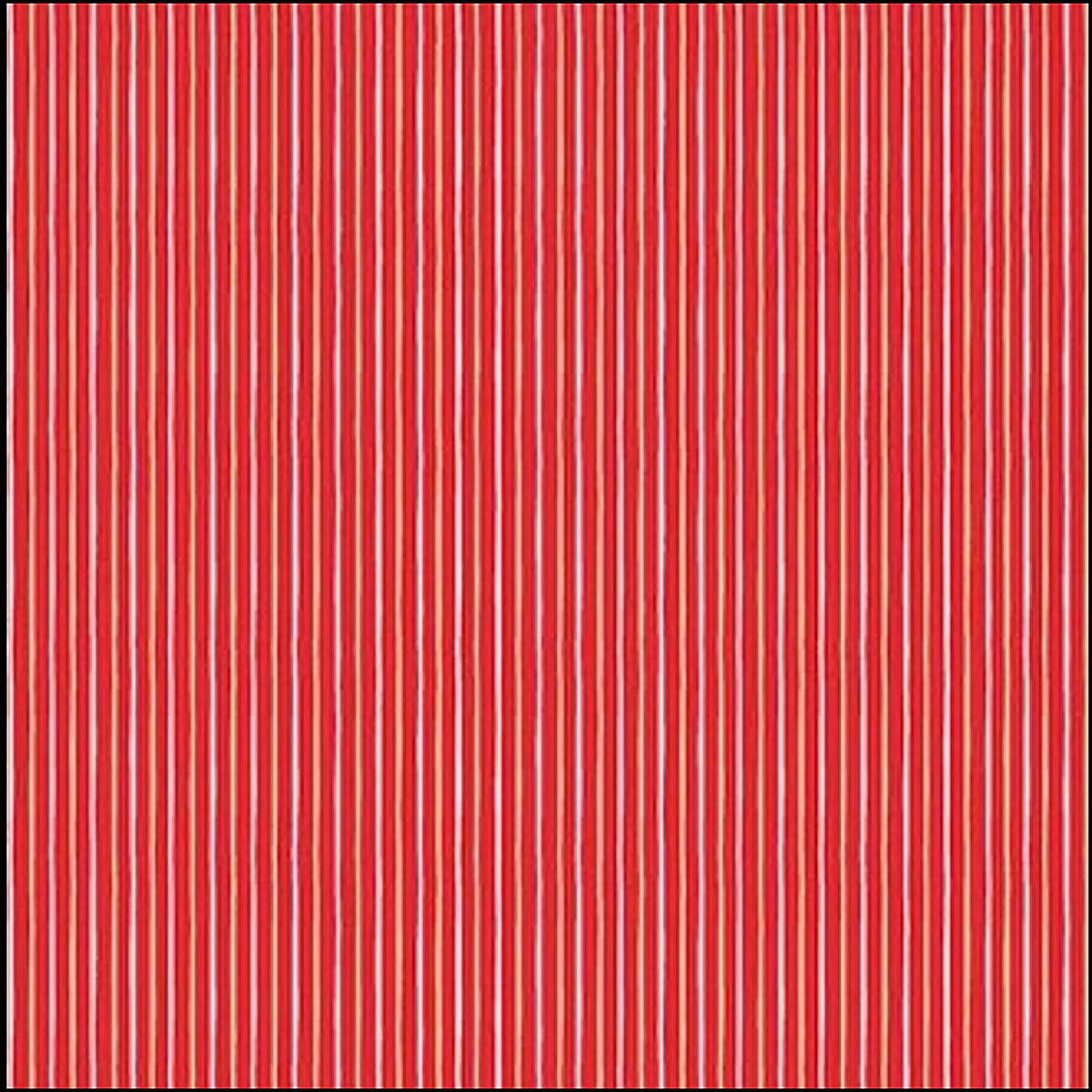 RED STRIPE - SCANDI CHRISTMAS 2022 - 100% Cotton - by Makower UK