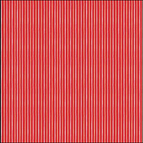 RED STRIPE - SCANDI CHRISTMAS 2022 - 100% Cotton - by Makower UK