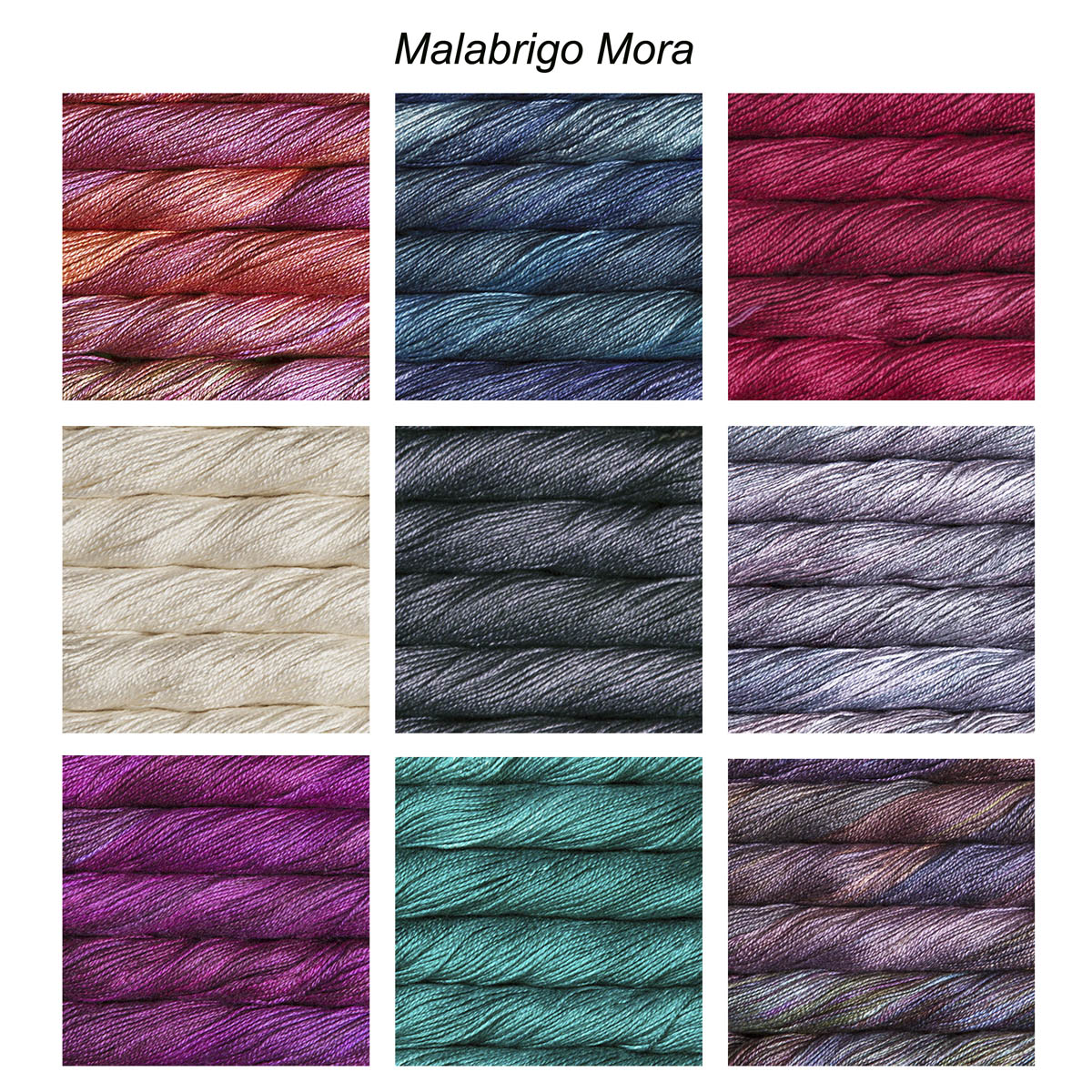 MORA - 100% Mulberry Silk 50g/205m(225 yds)/Fingering (2ply)CHOOSE COLOUR