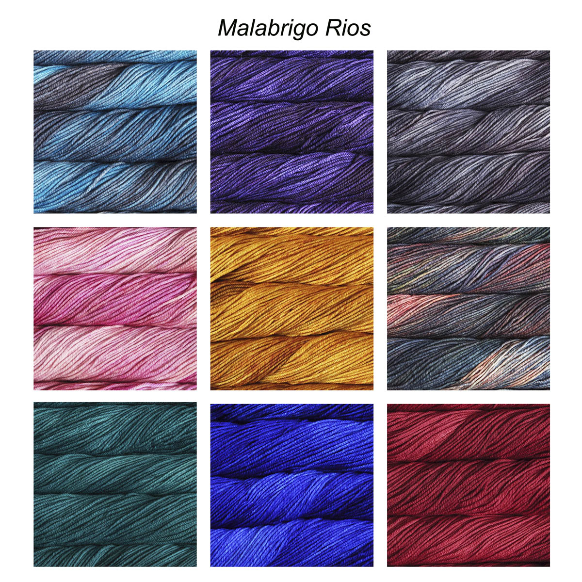 RIOS  - 100% Superwash Merino 100g/192m(210yds) DK/Lt Worsted/8ply CHOOSE COLOUR