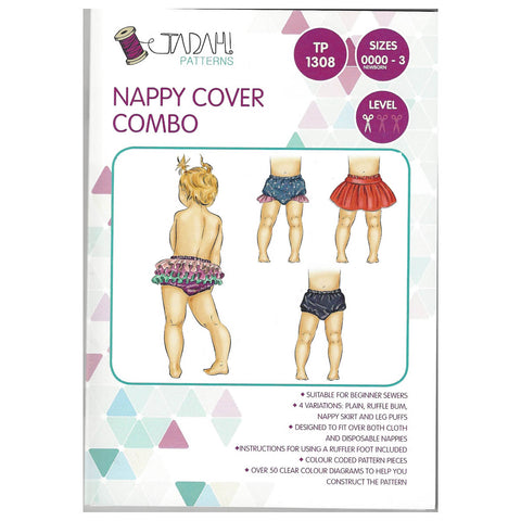 TADAH - NAPPY/DIAPER COVER COMBO - Sizes0000 (newborn) - 3yrs