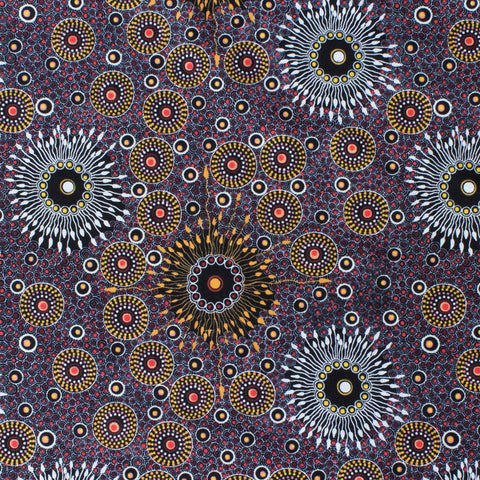ONION DREAMING PURPLE by Aboriginal Artist Doris Inkamala