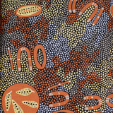 PASSION FRUIT DREAMING BROWN by Aboriginal Artist MARY NABARULLA