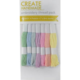 EMBROIDERY THREAD PACK - 7 x 8m Skeins by Create Handmade