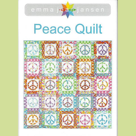 PEACE QUILT PATTERN & TEMPLATE SET - by Australian Designer Emma Jean Jansen