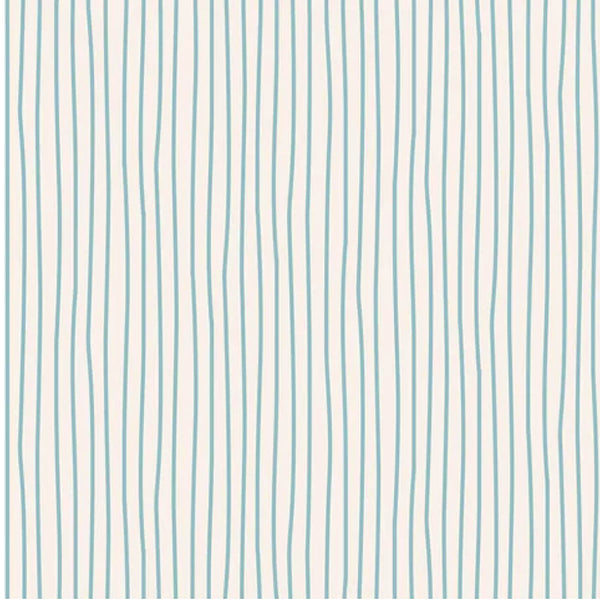 Tilda Basics - Classic - Pen Stripe - Light Blue