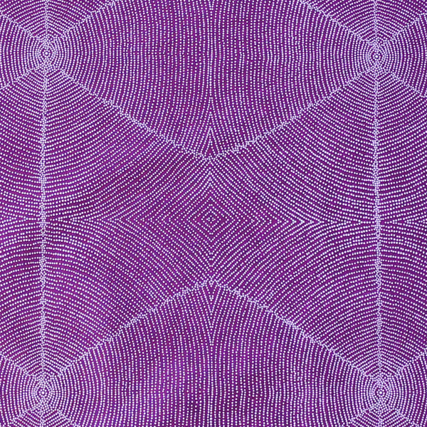 PLUM SEEDS PURPLE by Aboriginal Artist  KATHLEEN PITJARA
