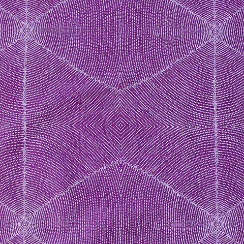 PLUM SEEDS PURPLE by Aboriginal Artist  KATHLEEN PITJARA