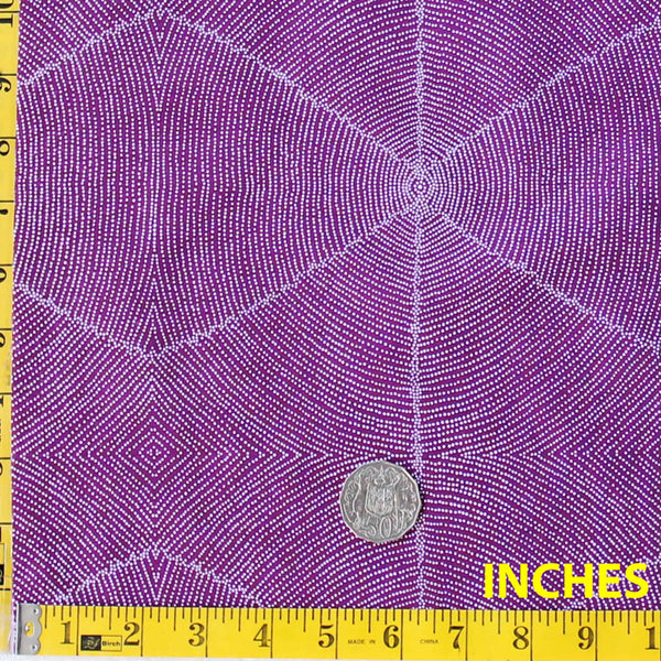 PLUM SEEDS PURPLE by Aboriginal Artist  KATHLEEN PITJARA