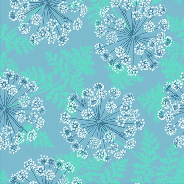 A/ Flora & Fauna QUEEN ANNE'S LACE BLUE