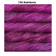 MORA - 100% Mulberry Silk 50g/205m(225 yds)/Fingering (2ply)CHOOSE COLOUR