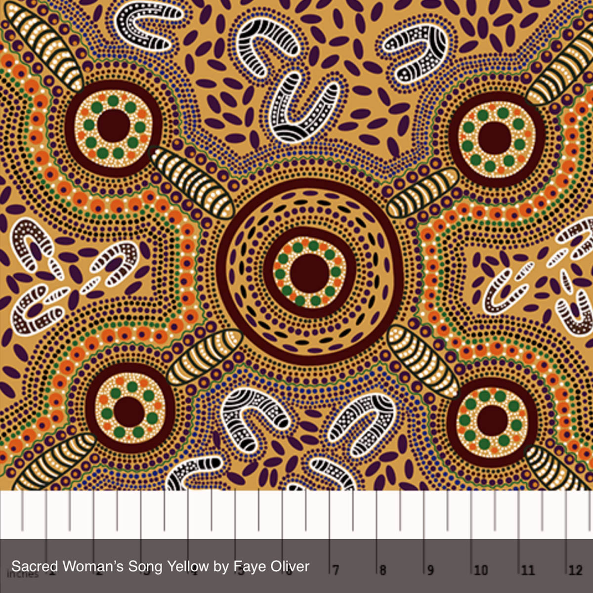 SACRED WOMENS SONG  YELLOW** by Artist Faye Oliver