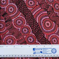 SALT LAKE RED by Aboriginal Artist Heather Kennedy