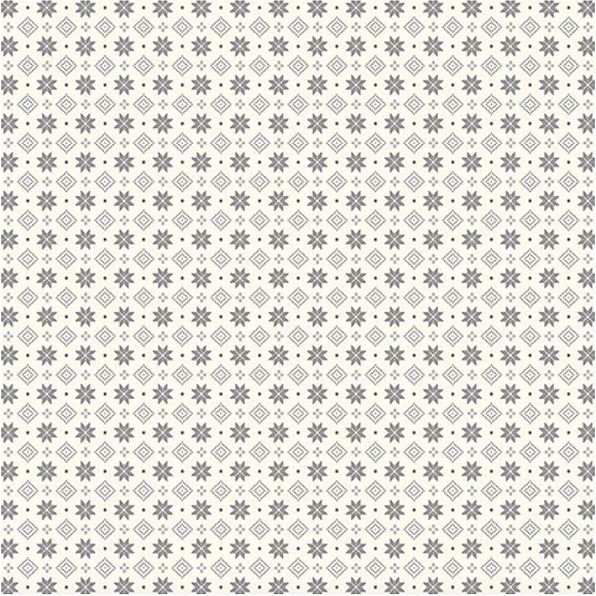 STARS & DIAMONDS - Scandi Christmas 2022 - 100% Cotton - by Makower UK