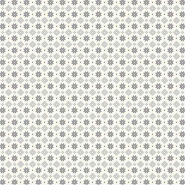 STARS & DIAMONDS - Scandi Christmas 2022 - 100% Cotton - by Makower UK