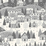 VILLAGE - SCANDI CHRISTMAS 2022 - 100% Cotton - by Makower UK
