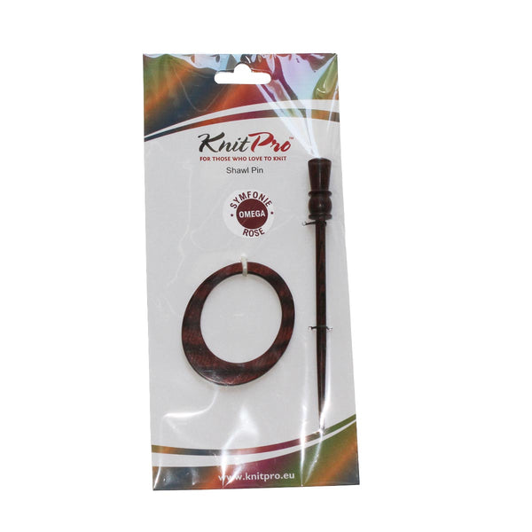 KnitPro - Shawl Pin - SYM ROSE OMEGA