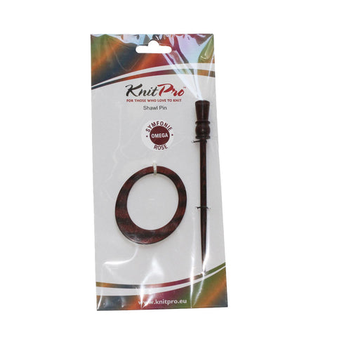 KnitPro - Shawl Pin - SYM ROSE OMEGA