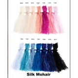 LANA GATTO - SILK MOHAIR -  75% Kid Mohair + 25% Silk - 2ply/Fingering - Ball 25g 212m/231yds  CHOOSE COLOUR