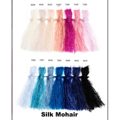 LANA GATTO - SILK MOHAIR -  75% Kid Mohair + 25% Silk - 2ply/Fingering - Ball 25g 212m/231yds  CHOOSE COLOUR