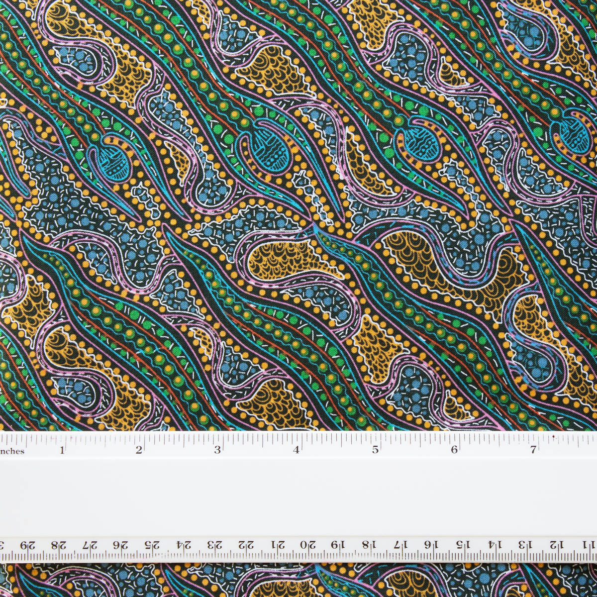 SPIRIT DREAMING GREEN by Aboriginal Artist Anette Doolan