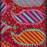 KF/ STRIPED HERALDIC RED- Kaffe Fassett