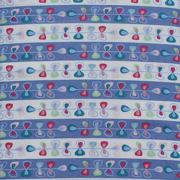 EB/FF STRIPE FRENCH BLUE, WHITE - Folk Festival