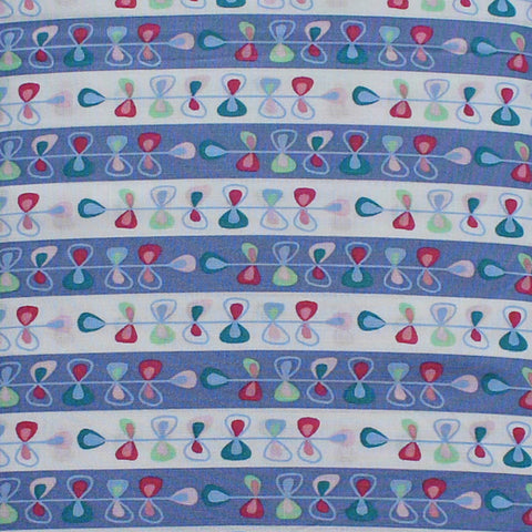 EB/FF STRIPE FRENCH BLUE, WHITE - Folk Festival