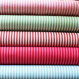 EB/FC TICKING STRIPE RED & PINK - Flower Child Collection by Rosalie Quinlan