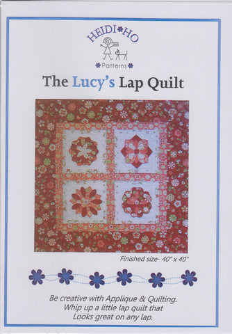 LUCY'S PATCHWORK & APPLIQUE QUILT PATTERN - Pattern - by Australian Designer Heidi Ho Patterns
