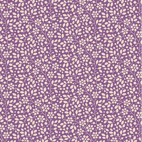 Tilda PIE IN THE SKY/CLOUDPIE  - #110067 Floral Vine - Grape