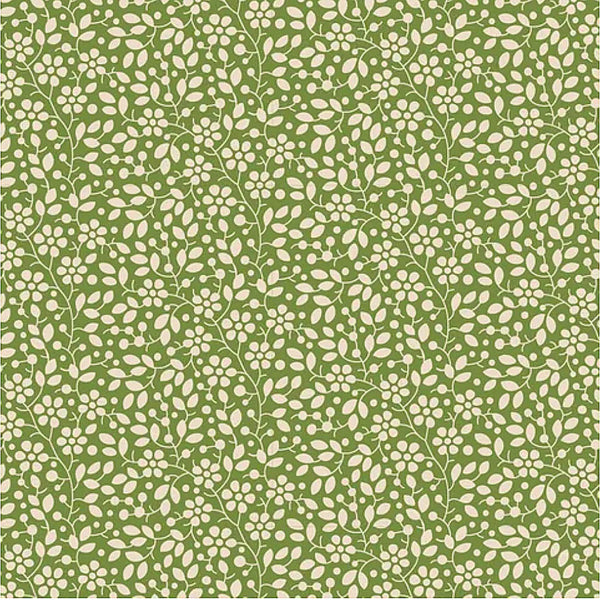 Tilda PIE IN THE SKY/CLOUDPIE  - #110070 Floral Vine - Green