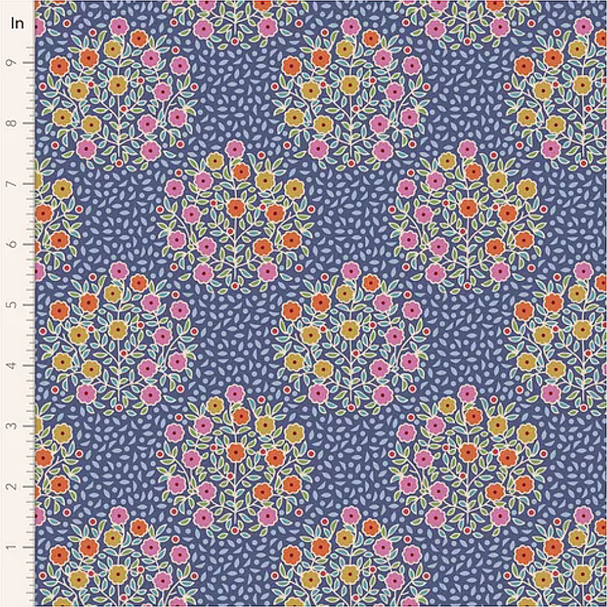 Tilda PIE IN THE SKY  - #100486 Confetti Floral - Blue