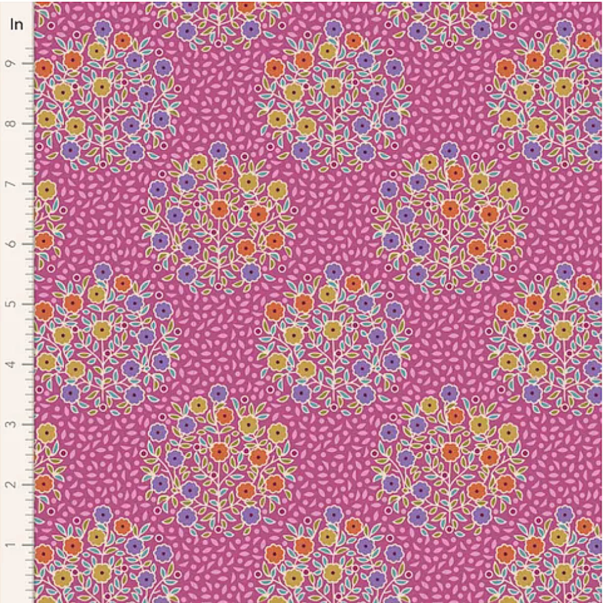 Tilda PIE IN THE SKY  - #100484 Confetti Floral - Cerise