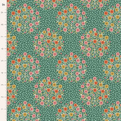 Tilda PIE IN THE SKY  - #100500 Confetti Floral - Pine Green