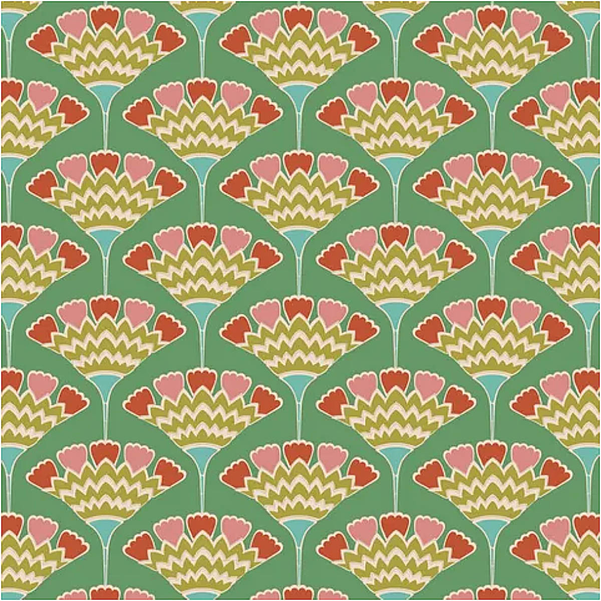 Tilda PIE IN THE SKY  - #100497 TasselFlower - Pine Green