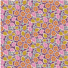 Tilda PIE IN THE SKY  - #100483 Topsy Turvy Floral - Plum