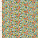 Tilda PIE IN THE SKY  - #100499 Topsy Turvy Floral - Pine Green