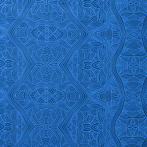 UNTITLED BLUE by Aboriginal Artist NAMBOOKA