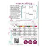 TADAH - VINTIE OVERALLS - Sizes 0000 (newborn) - 4yrs