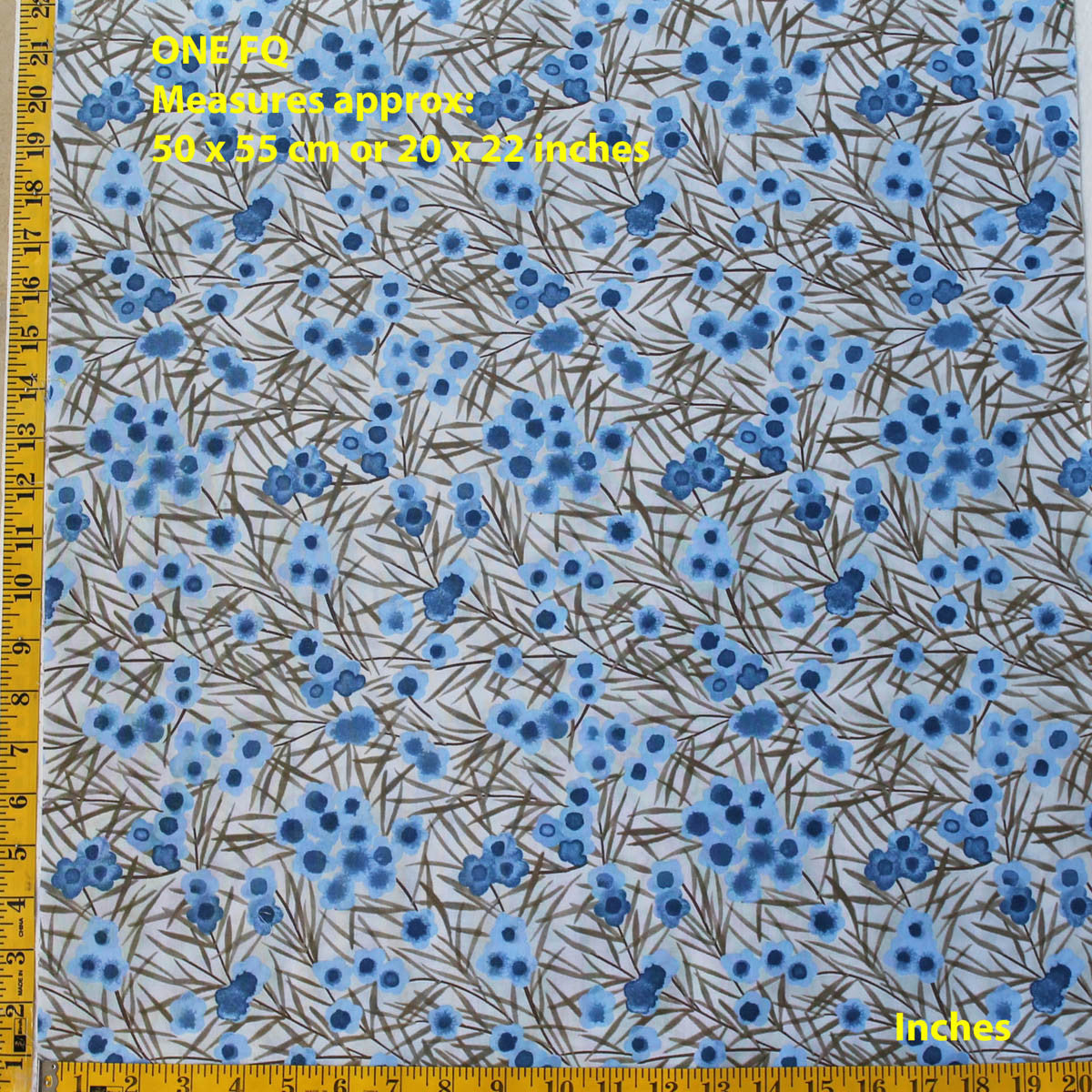 WAX FLOWER BLUE by Australian Aboriginal Artist NATALIE RYAN