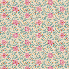 Tilda WINDY DAYS -  FAT QUARTER BUNDLE - 5 FQ's - GREY/TEAL